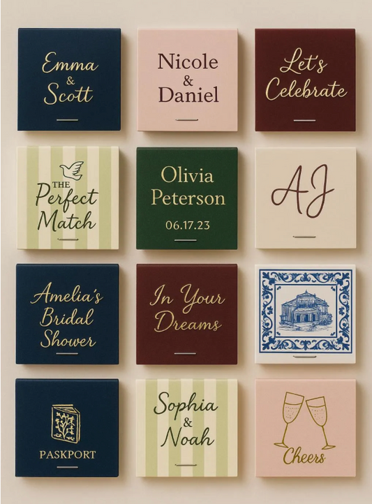 Wedding/Event/Business Custom Matchboooks