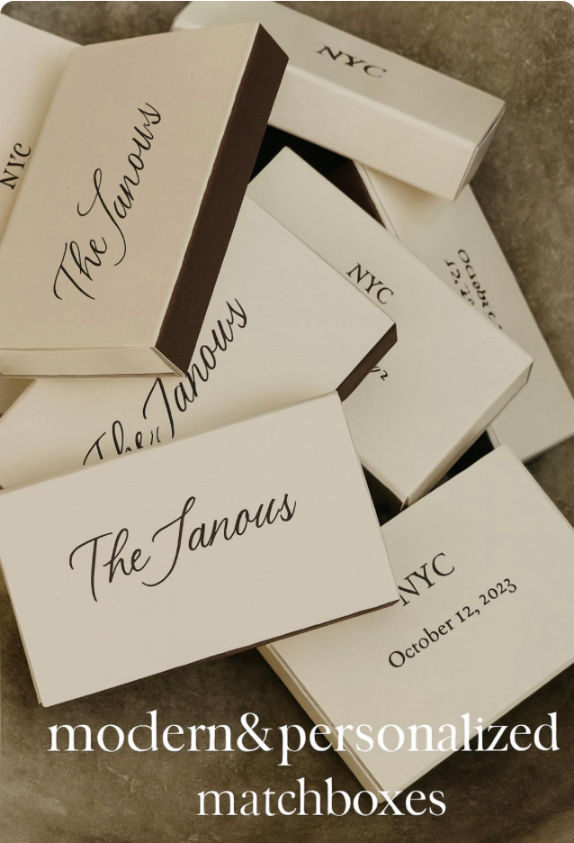 Wedding/Event/Business Custom Matchboxes