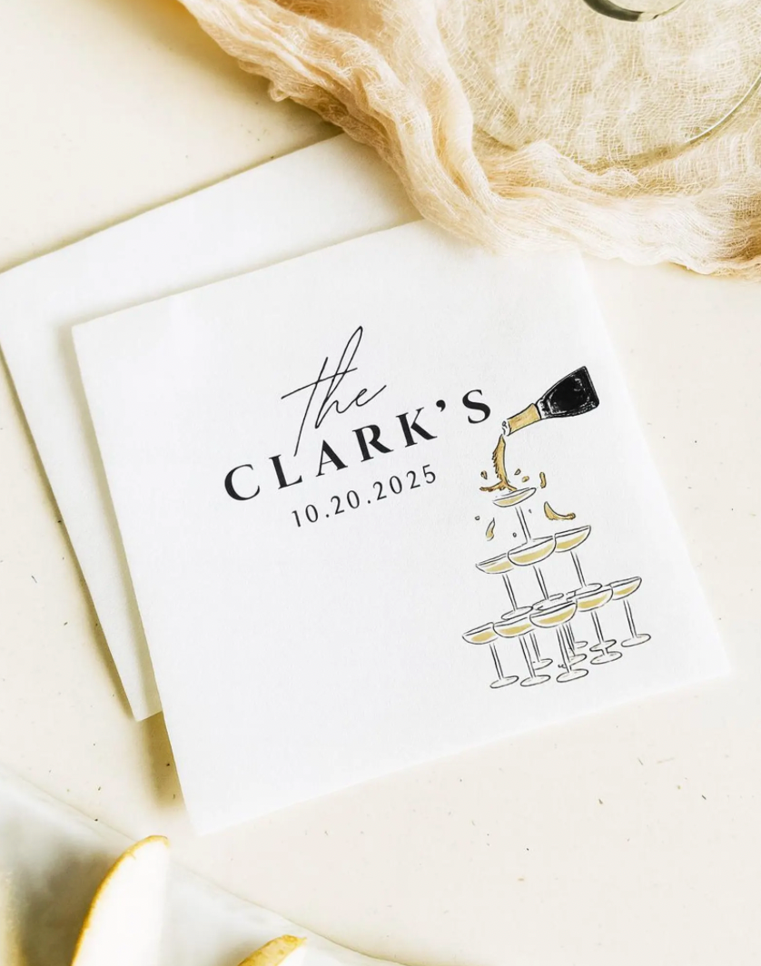 Wedding/Event/Business Custom Napkins