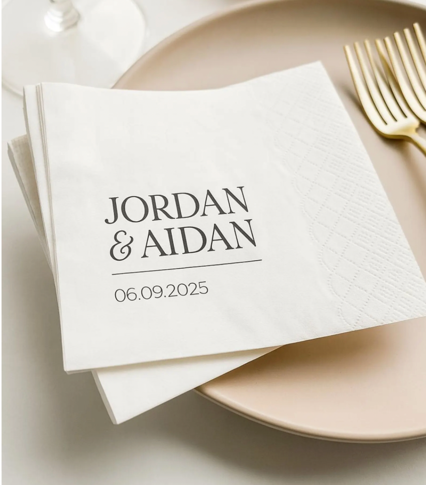 Wedding/Event/Business Custom Napkins