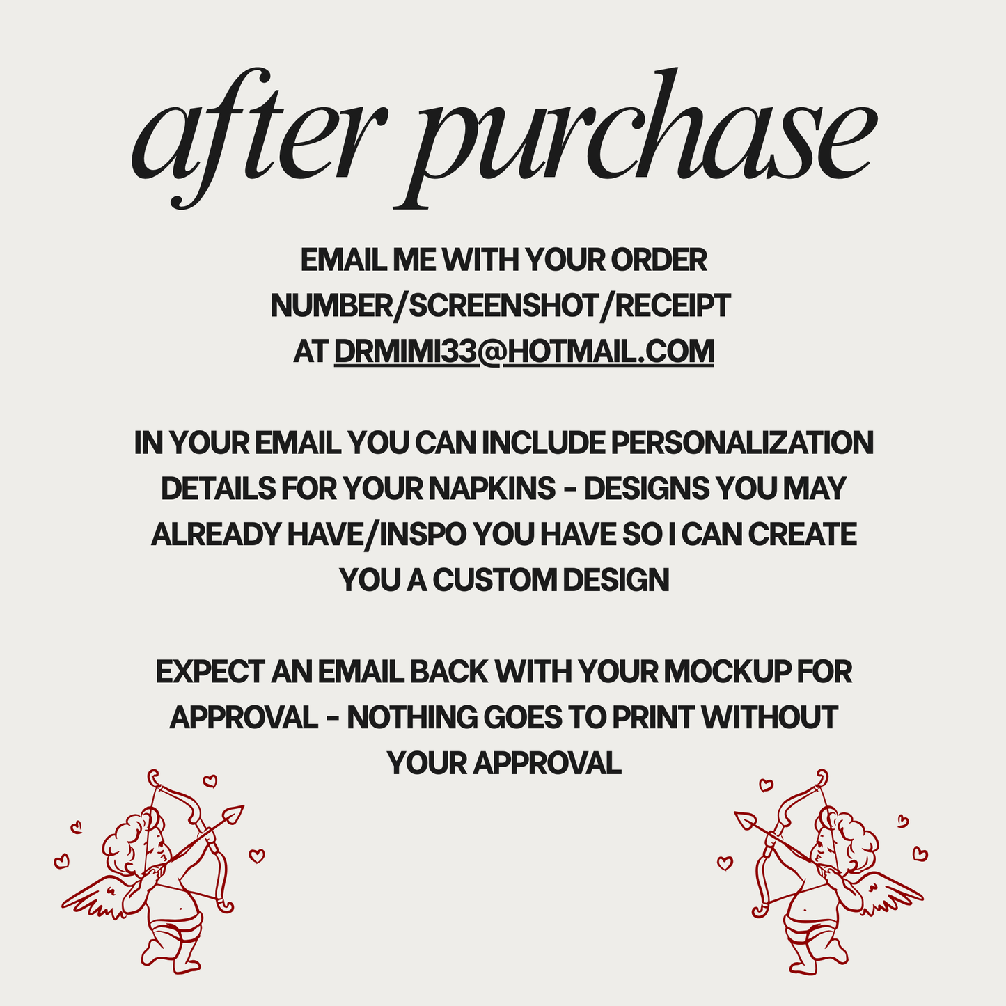 Wedding/Event/Business Custom Napkins